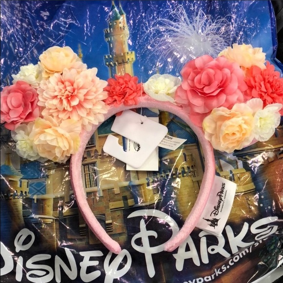 Disney Accessories - Disney floral ears NWT